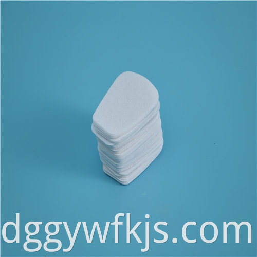 White thermal insulation cotton gas mask filter cotton